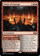 Virtue of Courage // Embereth Blaze (PPWOE-157P) [Wilds of Eldraine Promos] Foil