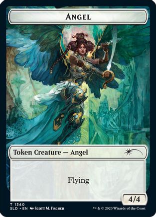 Angel (SLD) // Soldier (CMR) Double-sided Token (SLD-) [Secret Lair Drop Series]