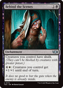 Behind the Scenes (TDC-172) [Commander: Tarkir: Dragonstorm]: (enchantment)
