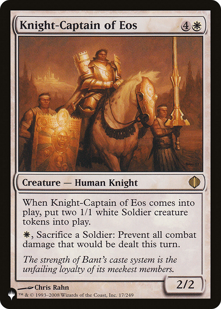 Knight-Captain of Eos (LIST-ALA-17) [The List]
