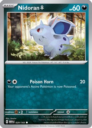 Nidoran F 29 - [SV Scarlet & Violet 151] Reverse Holofoil