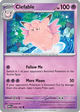 Clefable 36 - [SV Scarlet & Violet 151]