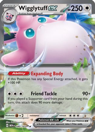 Wigglytuff ex - 040/165 40 - [SV Scarlet & Violet 151] Holofoil