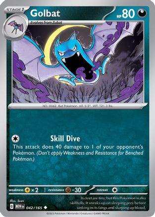 Golbat 42 - [SV Scarlet & Violet 151] Reverse Holofoil