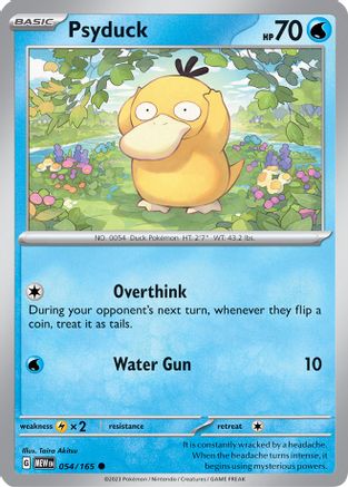 Psyduck - 054/165 54 - [SV Scarlet & Violet 151] Reverse Holofoil