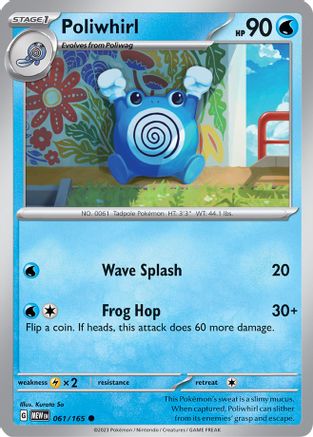 Poliwhirl - 061/165 61 - [SV Scarlet & Violet 151]
