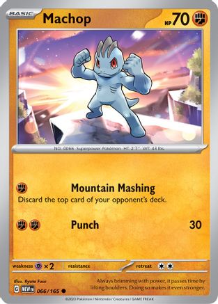 Machop 66 - [SV Scarlet & Violet 151] Reverse Holofoil