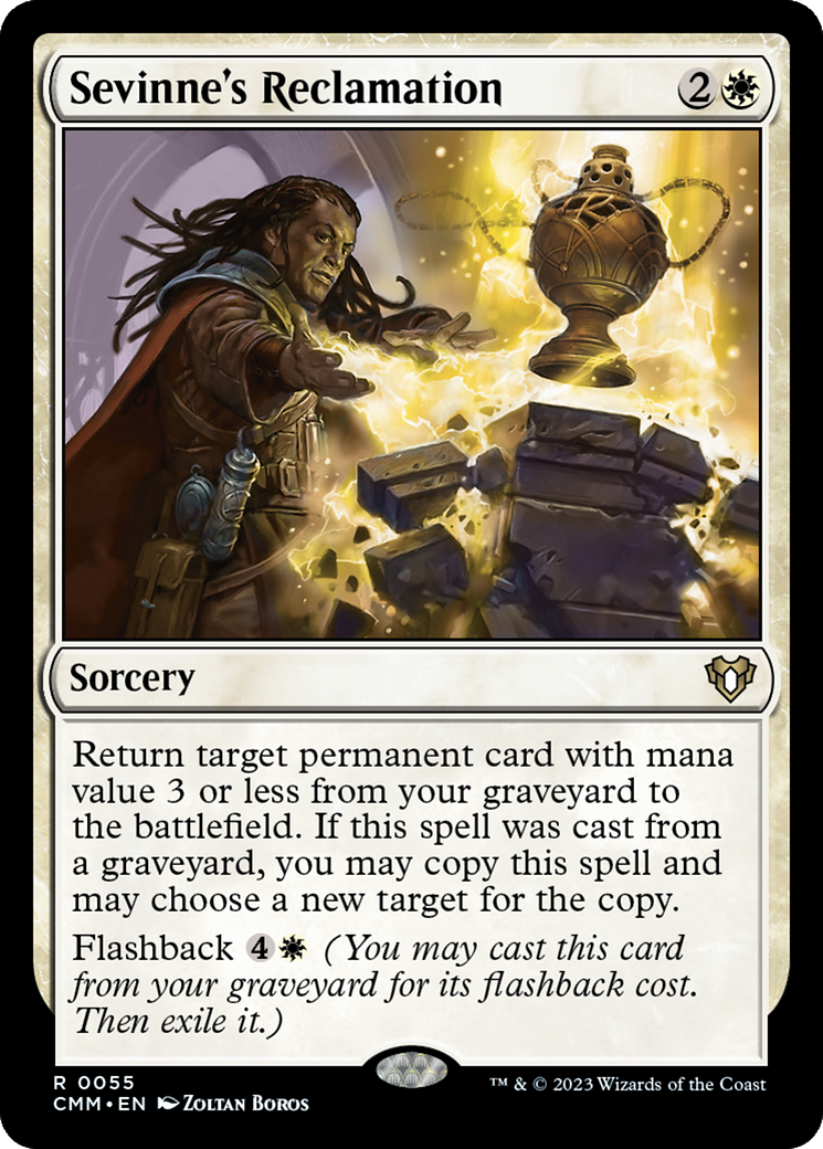 Sevinne's Reclamation (CMM-055) [Commander Masters]