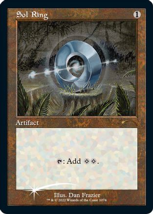 Sol Ring (Retro Frame) (Foil Etched) (SLD-1074) [Secret Lair Drop Series] Foil