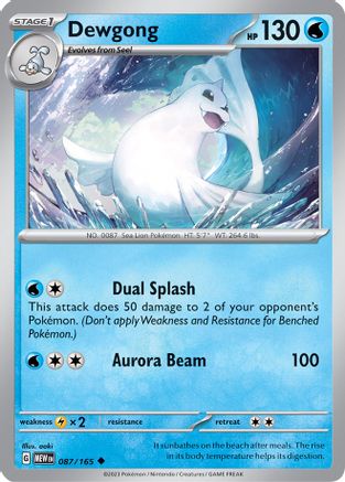 Dewgong 87 - [SV Scarlet & Violet 151] Reverse Holofoil