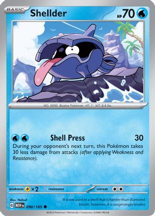 Shellder 90 - [SV Scarlet & Violet 151] Reverse Holofoil