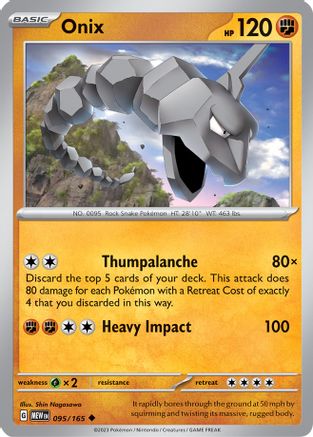 Onix 95 - [SV Scarlet & Violet 151]