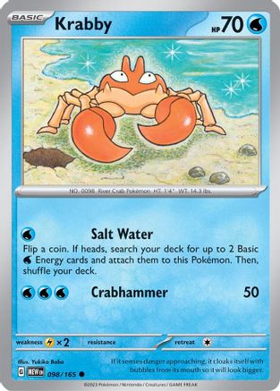 Krabby 98 - [SV Scarlet & Violet 151]