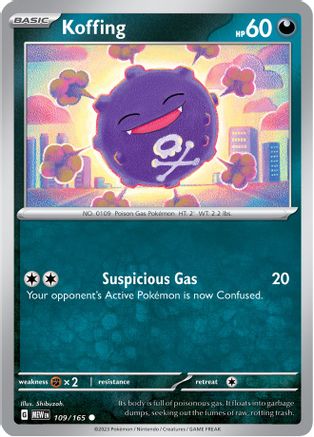 Koffing 109 - [SV Scarlet & Violet 151] Reverse Holofoil