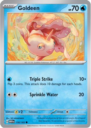 Goldeen 118 - [SV Scarlet & Violet 151] Reverse Holofoil