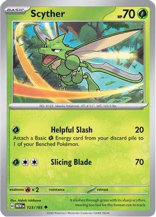 Scyther 123 - [SV Scarlet & Violet 151] Reverse Holofoil