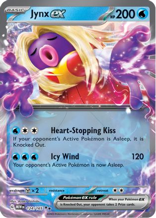 Jynx ex - 124/165 124 - [SV Scarlet & Violet 151] Holofoil