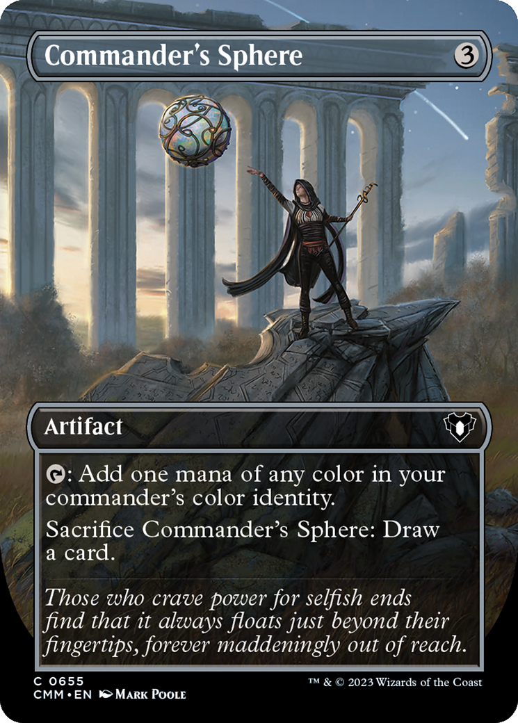 Commander's Sphere (CMM-655) [Commander Masters] (Borderless) Foil