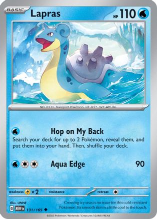 Lapras 131 - [SV Scarlet & Violet 151]