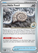 Antique Helix Fossil 153 - [SV Scarlet & Violet 151] Reverse Holofoil