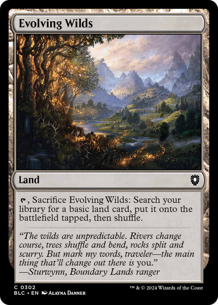 Evolving Wilds (BLC-302) [Bloomburrow Commander]