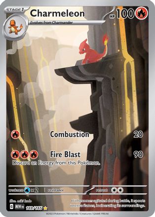 Charmeleon - 169/165 169 - [SV Scarlet & Violet 151] Holofoil