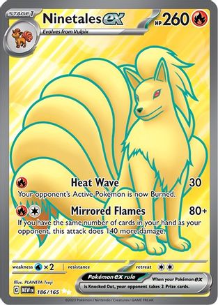 Ninetales ex - 186/165 186 - [SV Scarlet & Violet 151] Holofoil