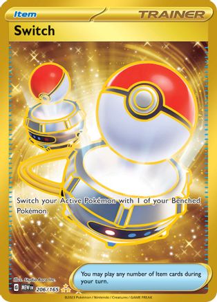 Switch - 206/165 206 - [SV Scarlet & Violet 151] Holofoil