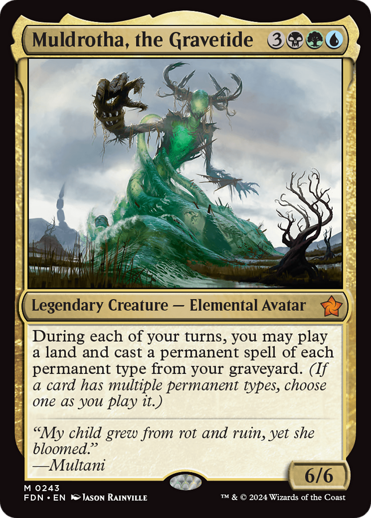 Muldrotha, the Gravetide (FDN-243) [Foundations] Foil