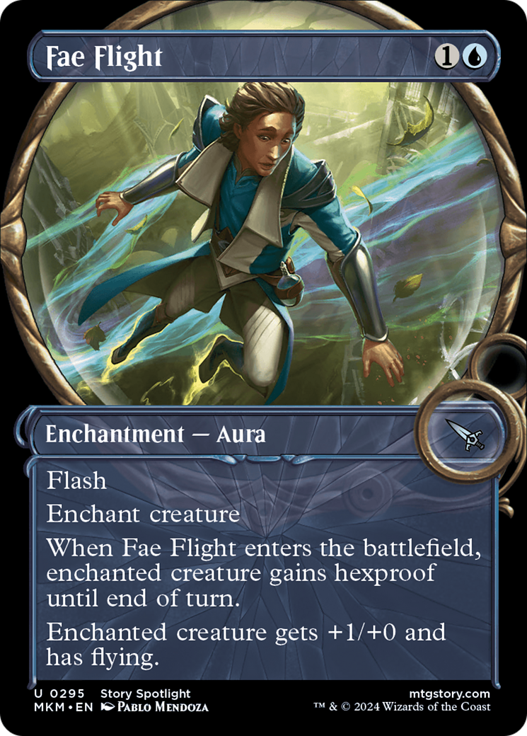 Fae Flight (MKM-295) [Murders at Karlov Manor]: (Showcase) Foil