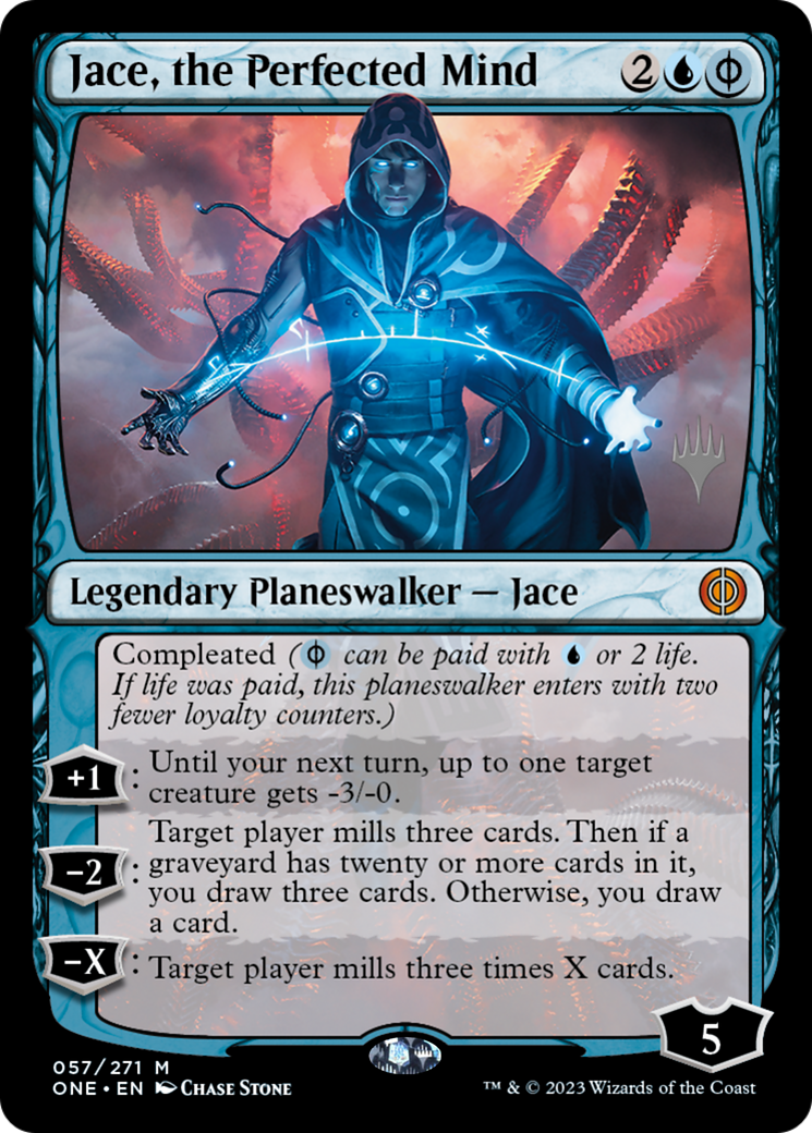 Jace, the Perfected Mind (PPONE-57P) [Phyrexia: All Will Be One Promos]