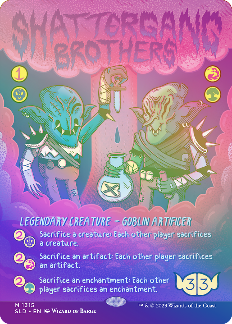 Shattergang Brothers (SLD-1315★) [Secret Lair Drop] (Borderless) Foil
