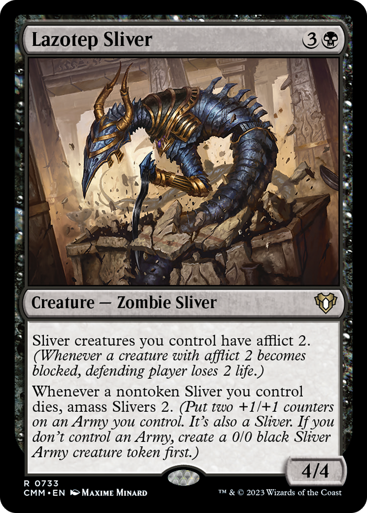 Lazotep Sliver (CMM-733) [Commander Masters] Foil