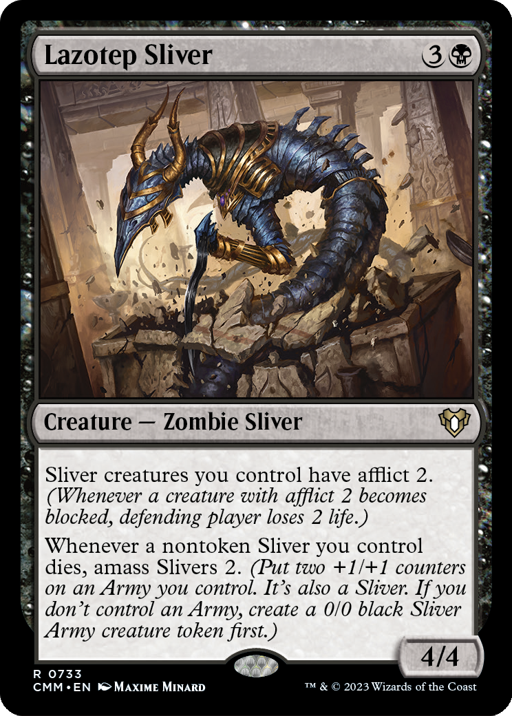 Lazotep Sliver (CMM-733) [Commander Masters] Foil