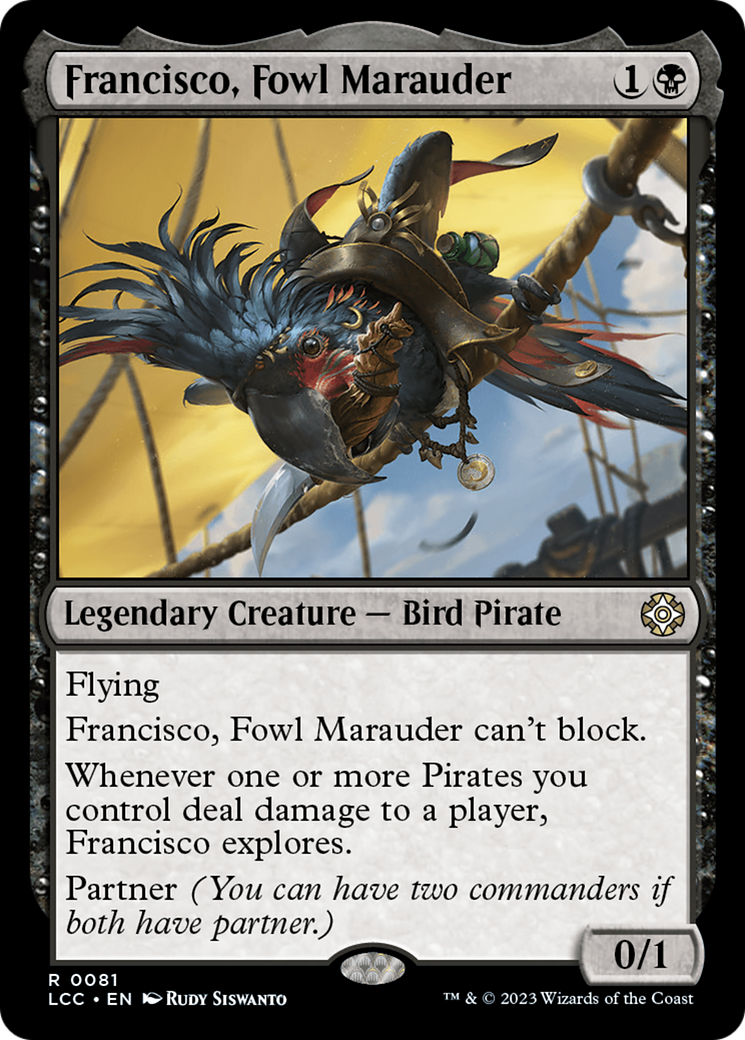 Francisco, Fowl Marauder (LCC-081) [The Lost Caverns of Ixalan Commander]