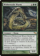 Witherscale Wurm (SHM-134) [Shadowmoor] Foil
