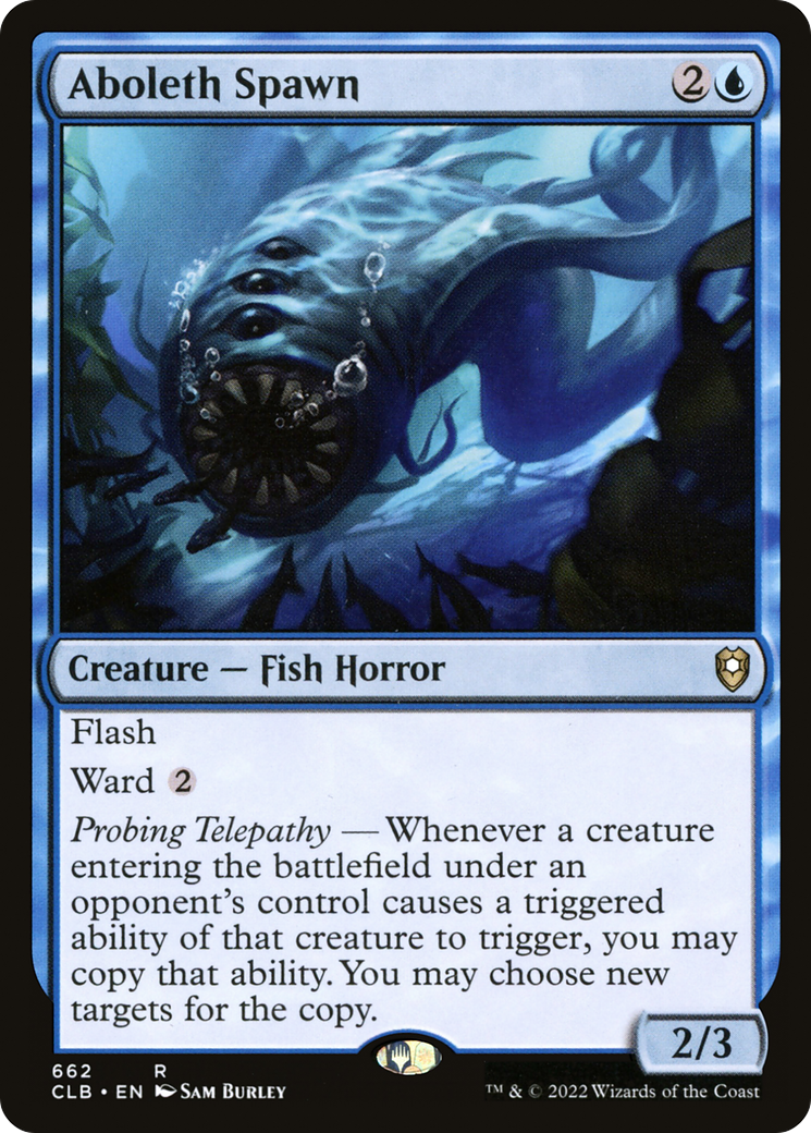 Aboleth Spawn (CLB-662) [Commander Legends: Battle for Baldur's Gate]