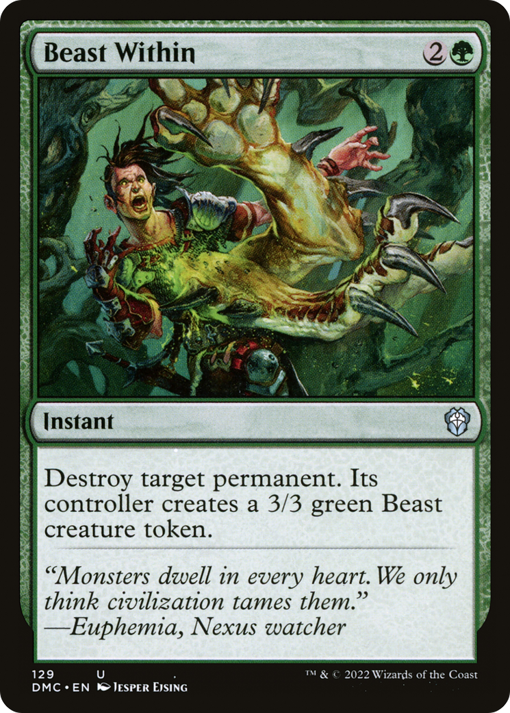 Beast Within (DMC-129) [Dominaria United Commander]