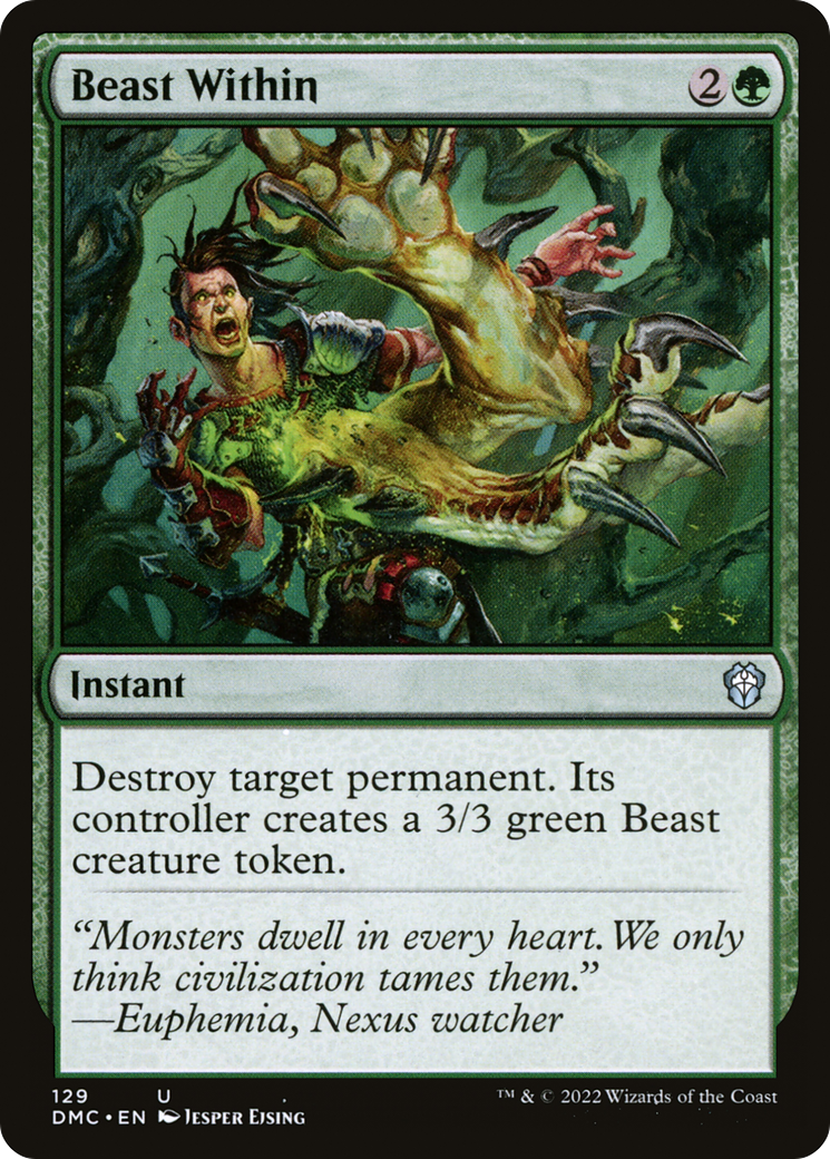 Beast Within (DMC-129) [Dominaria United Commander]