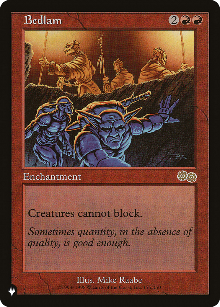 Bedlam (LIST-USG-175) [The List]