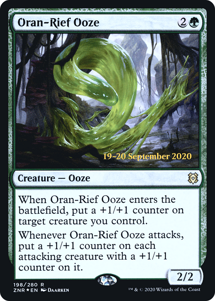 Oran-Rief Ooze (PRE-198S) [Zendikar Rising Promos] Foil