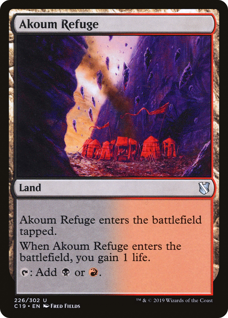 Akoum Refuge (C19-226) [Commander 2019]