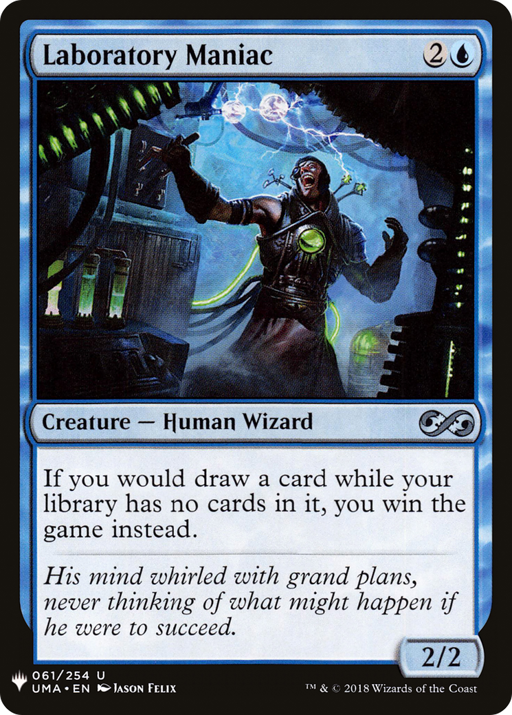 Laboratory Maniac (UMA) (LIST-UMA-61) [The List]