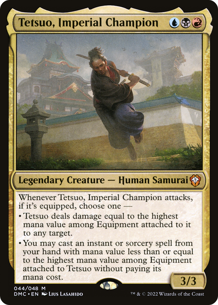 Tetsuo, Imperial Champion (DMC-044) [Dominaria United Commander]