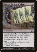 No Rest for the Wicked (LIST-10E-165) [The List]