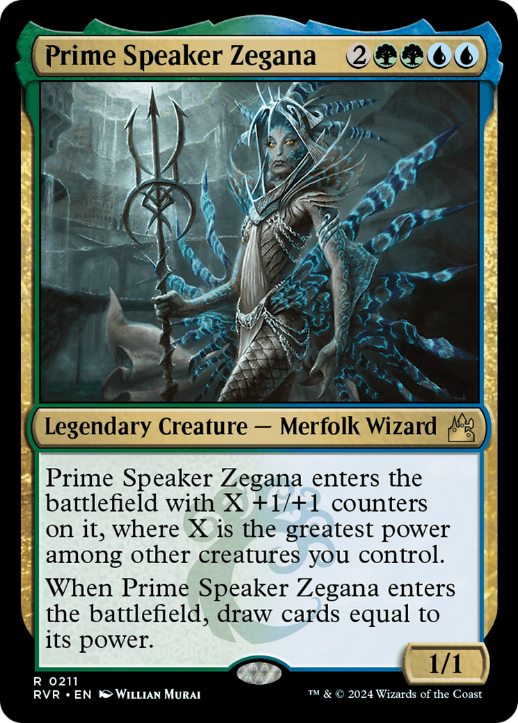 Prime Speaker Zegana (RVR-211) [Ravnica Remastered]