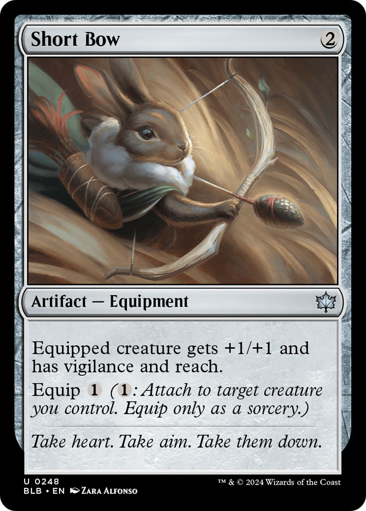 Short Bow (BLB-248) [Bloomburrow] Foil