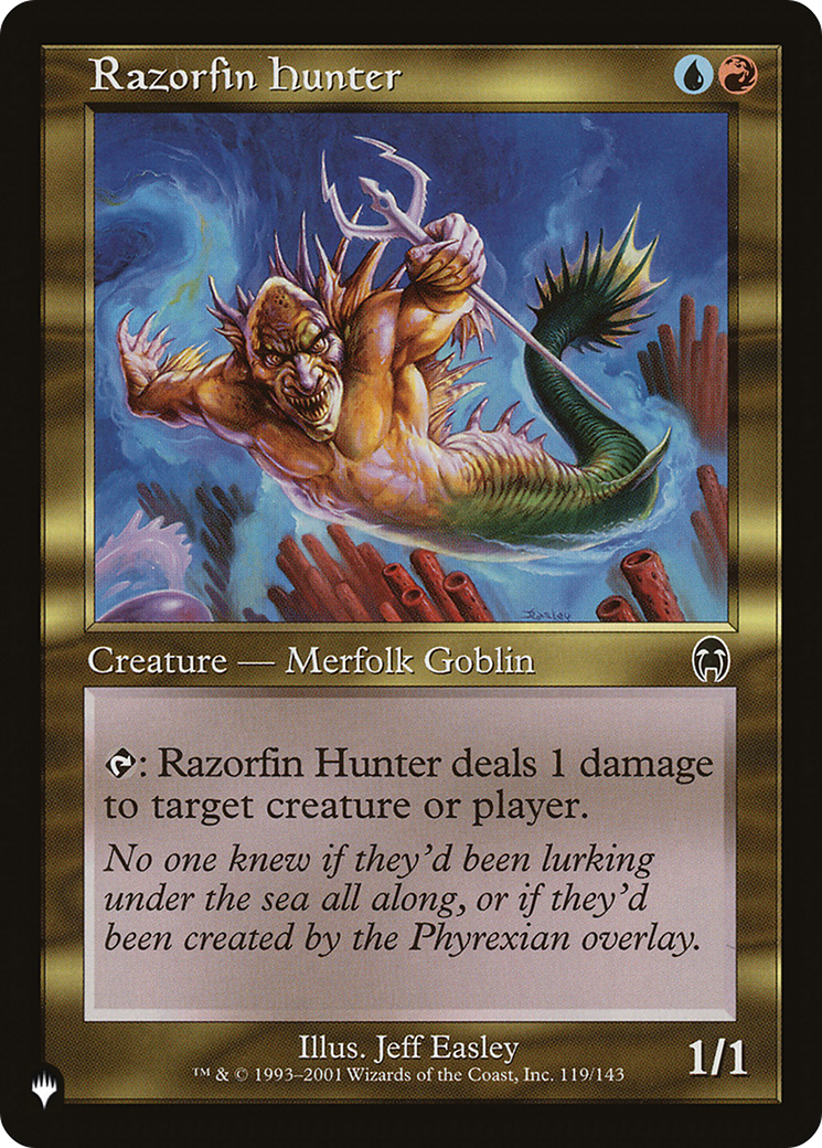 Razorfin Hunter (LIST-APC-119) [The List]