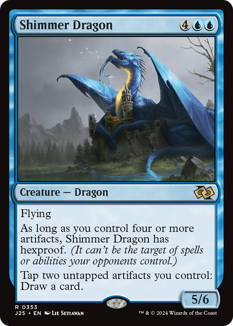 Shimmer Dragon (J25-353) [Foundations Jumpstart]