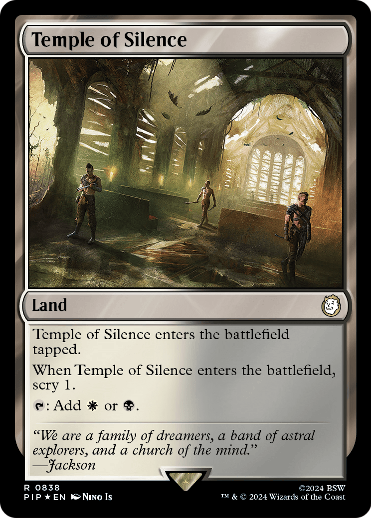 Temple of Silence (Surge Foil) (PIP-838) [Fallout] Foil